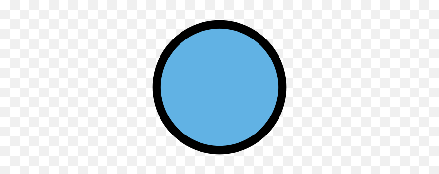 Large Blue Circle - Circle Emoji,Blue Emoji