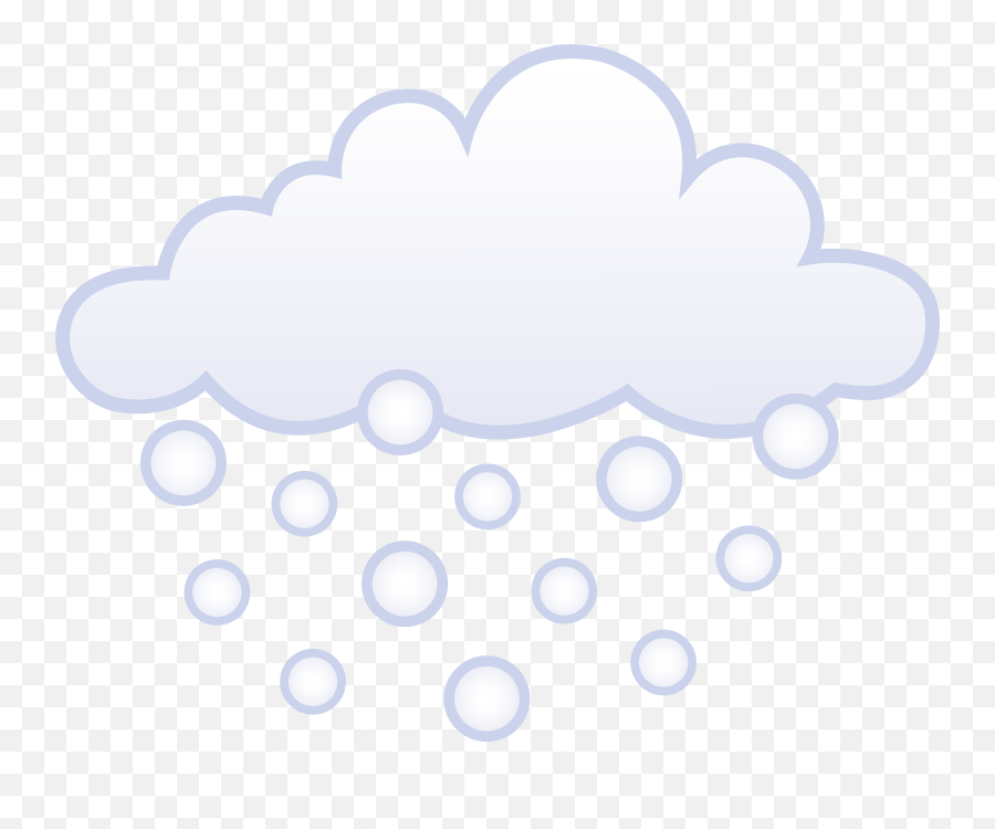 Free Clip Art - Cloud Snowing Emoji,Snowing Emoticon