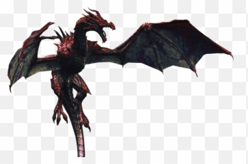Skyrim Dragon Clip - Realistic Dragon Clip Art Emoji,Skyrim Emoji