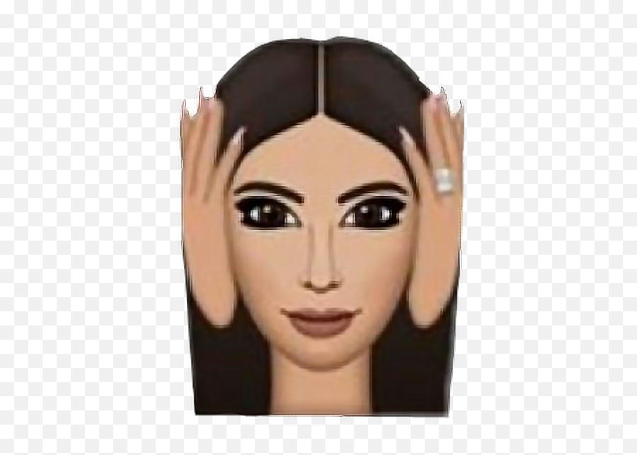 Kimoji Kim Kardashian Kimkardashian - Kimoji Png Emoji,Kimoji Emoji