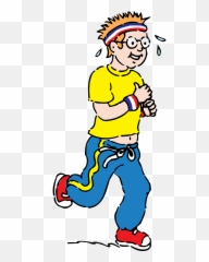 Jogging Jogger Fitness Runner Sport - Clipart Emoji