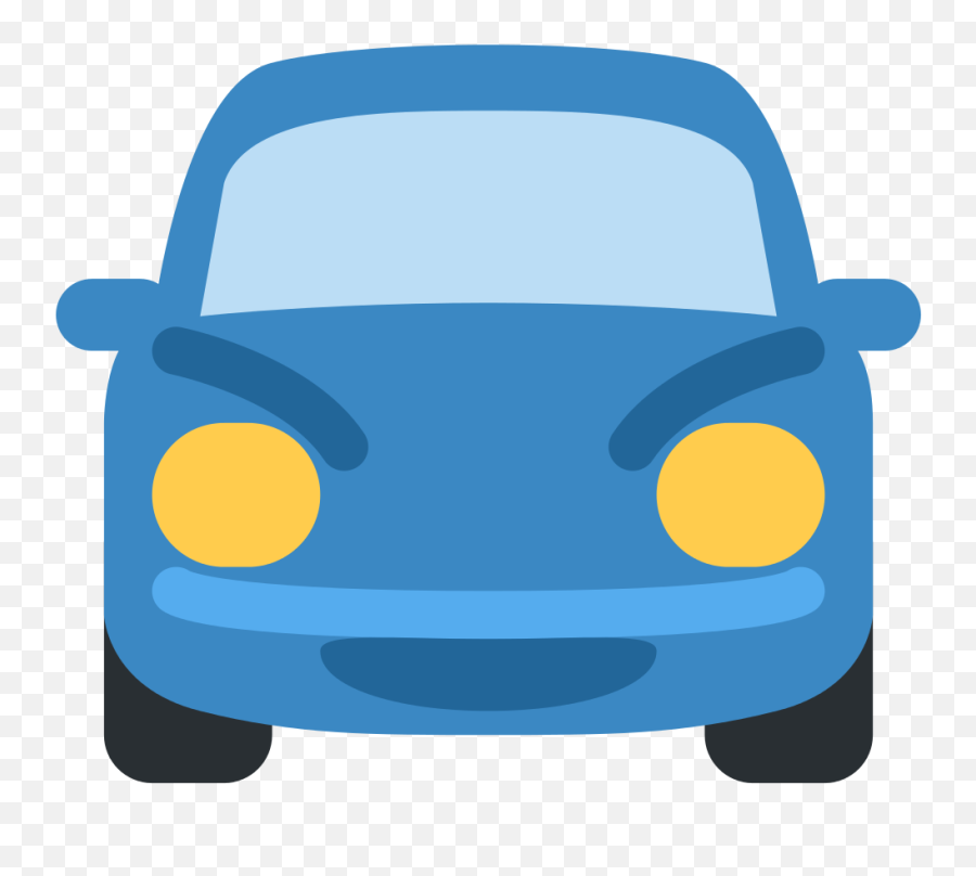 Twemoji 1f698 - Auto Emoji,Blue Car Emoji