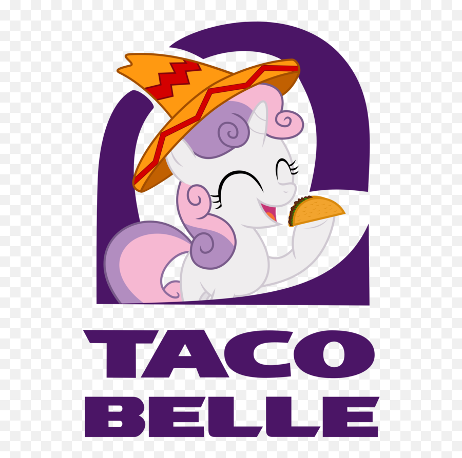Taco Text Purple Vertebrate Violet - Transparent Taco Bell Logo Emoji,Taco Bell Emoji