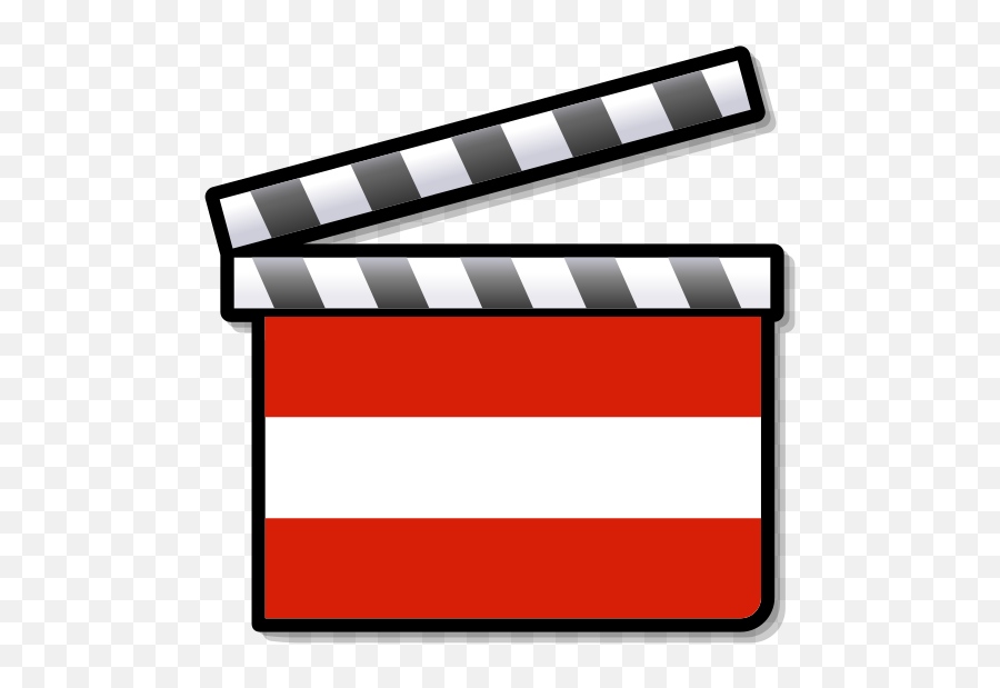 Austria Film Clapperboard - Silent Film Clipart Emoji,Star Wars Emoji Game
