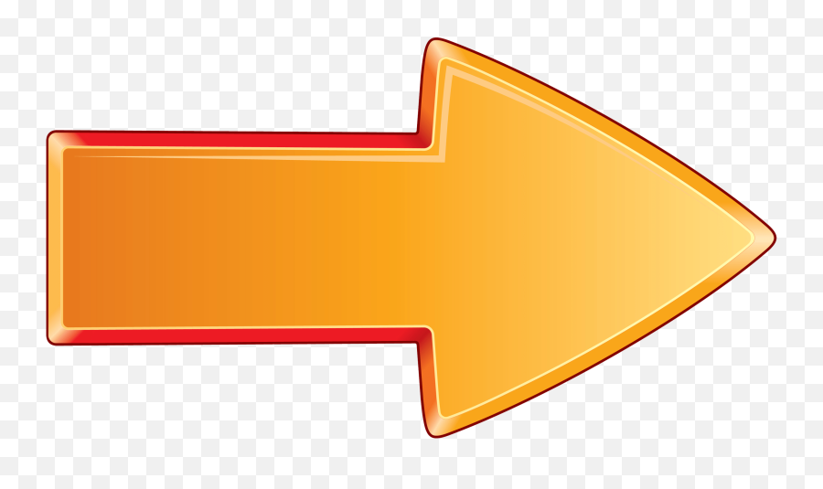 Arrow Bold Orange Right Transparent Png - Clip Art Emoji,Left Arrow Emoji