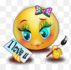 Thank You With All My Heart Beloved Cristina - Cartoon Emoji