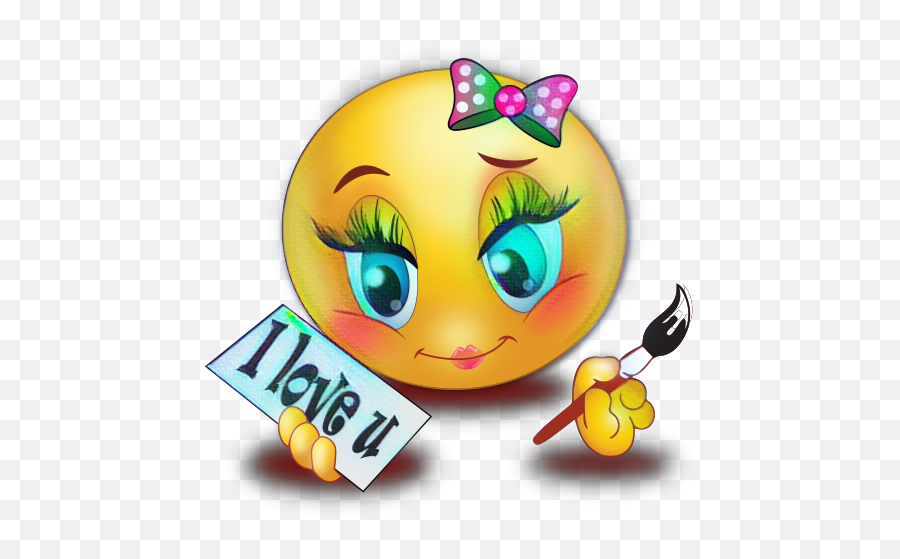 Thank You With All My Heart My Beloved Cristina - Cartoon Emoji,Thank You Emoticon