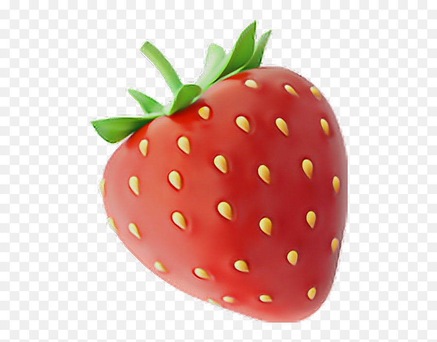 Strawberries Clipart Emoji Strawberries Emoji Transparent - Ios Strawberry Emoji Png,Fruit Emojis