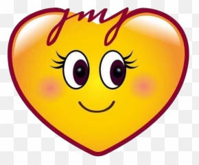 Emoji Heart Smiley Sticker - Heart And Smiley Sticker,Hulk Emoji