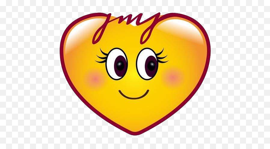 Emoji Heart Smiley Sticker - Heart And Smiley Sticker,Hulk Emoji