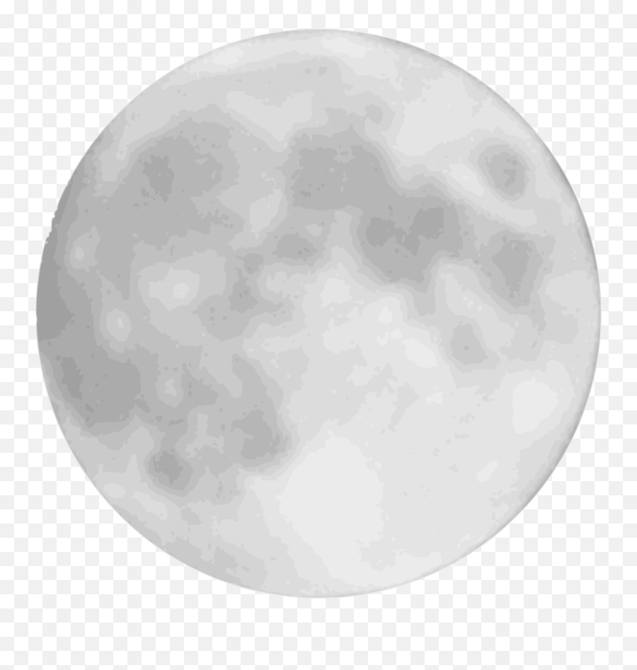 1389 Full Moon Free Clipart - Halloween Moon Clipart Emoji,Full Moon Emoji