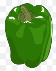 Capsicum Clip Art - Clipart Green Pepper Emoji,Green Pepper Emoji