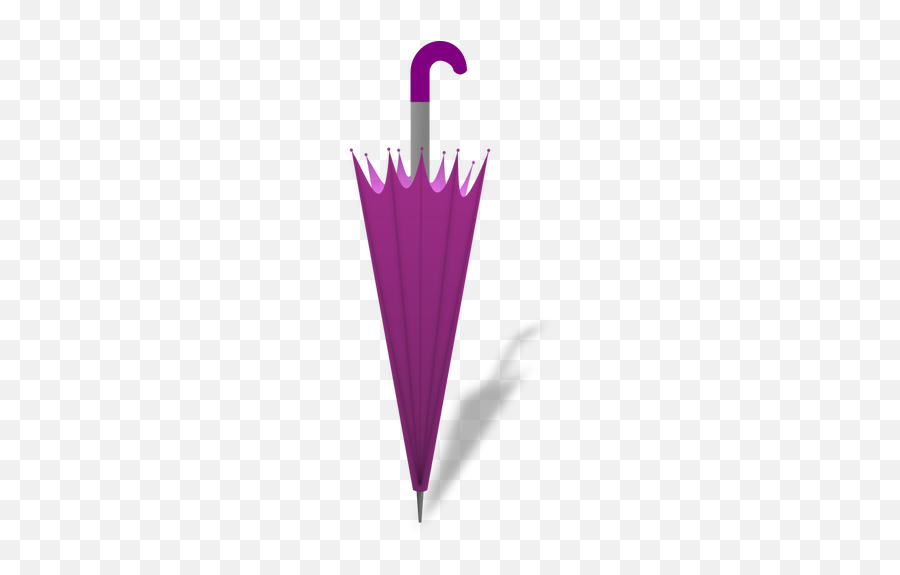 Vector Drawing Of Closed Umbrella - Closed Umbrella Clipart Emoji,10 Umbrella Rain Emoji