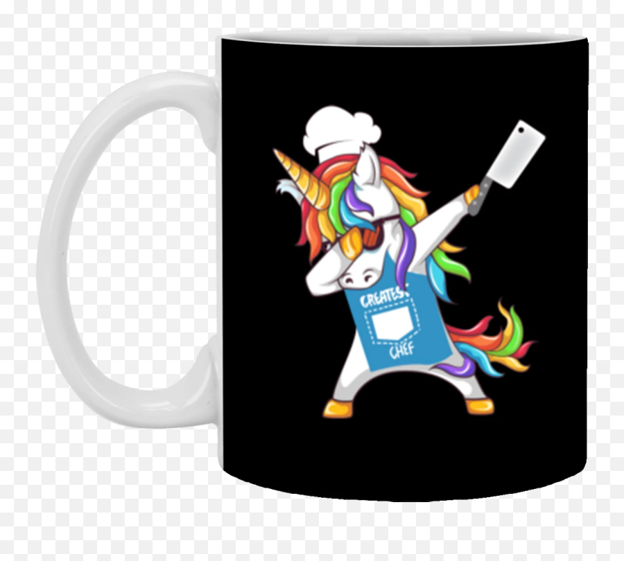 Dabbing Unicorn Greatest Chef 11 Oz Mug - Unicorn Chef Png Hd Emoji,Dabbing Emoji