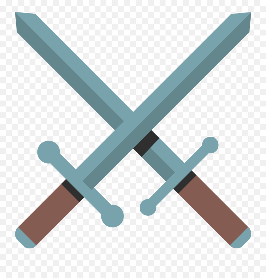 File - Emoji U2694 Svg Espadas Cruzadas Clipart Full Gekreuzte Schwerter Symbol,Crossed Eyed Emoji