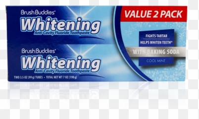 Brushbuddies Whitening Anti - Cavity Fluoride Toothpaste Paper Product Emoji