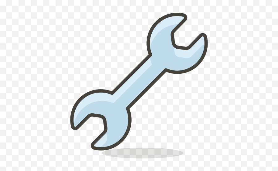 Wrench Free Icon Of 780 Free Vector Emoji - Animado Llave Inglesa Dibujo,Hammer And Wrench Emoji