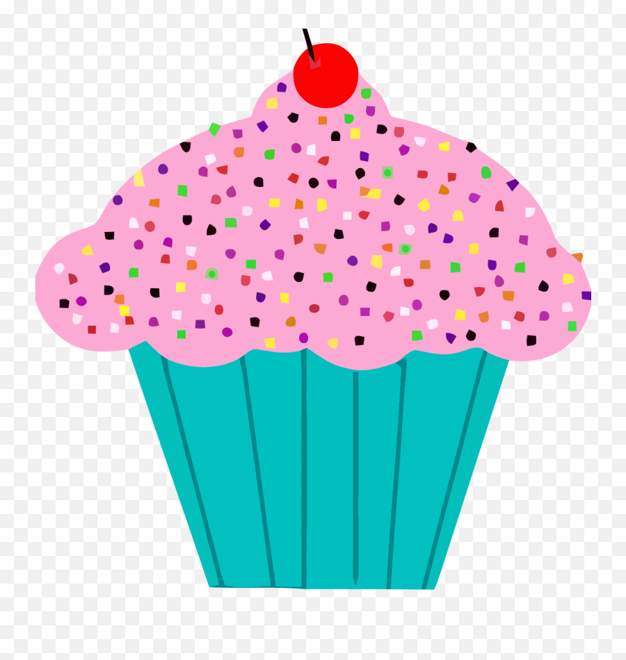 Cupcake Clipart Png U2013 Clipartlycom - Cupcake Clipart Gif Emoji,Cupcake Emoticon