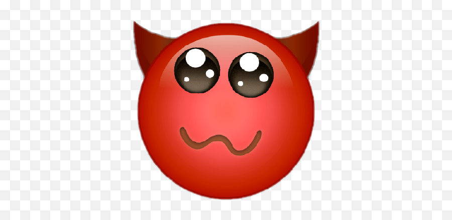 Devil Cute Bigeyes Big Sticker By Juul Is My Name - Smiley Emoji,Emoticon Big Eyes