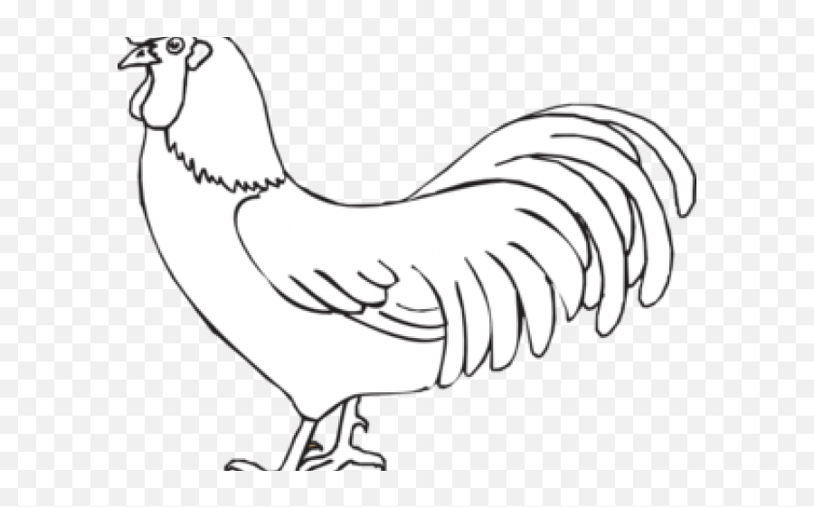 Rooster Clipart Rooster Outline - Peter Denies Jesus Bible Craft Emoji,Rooster Emoji