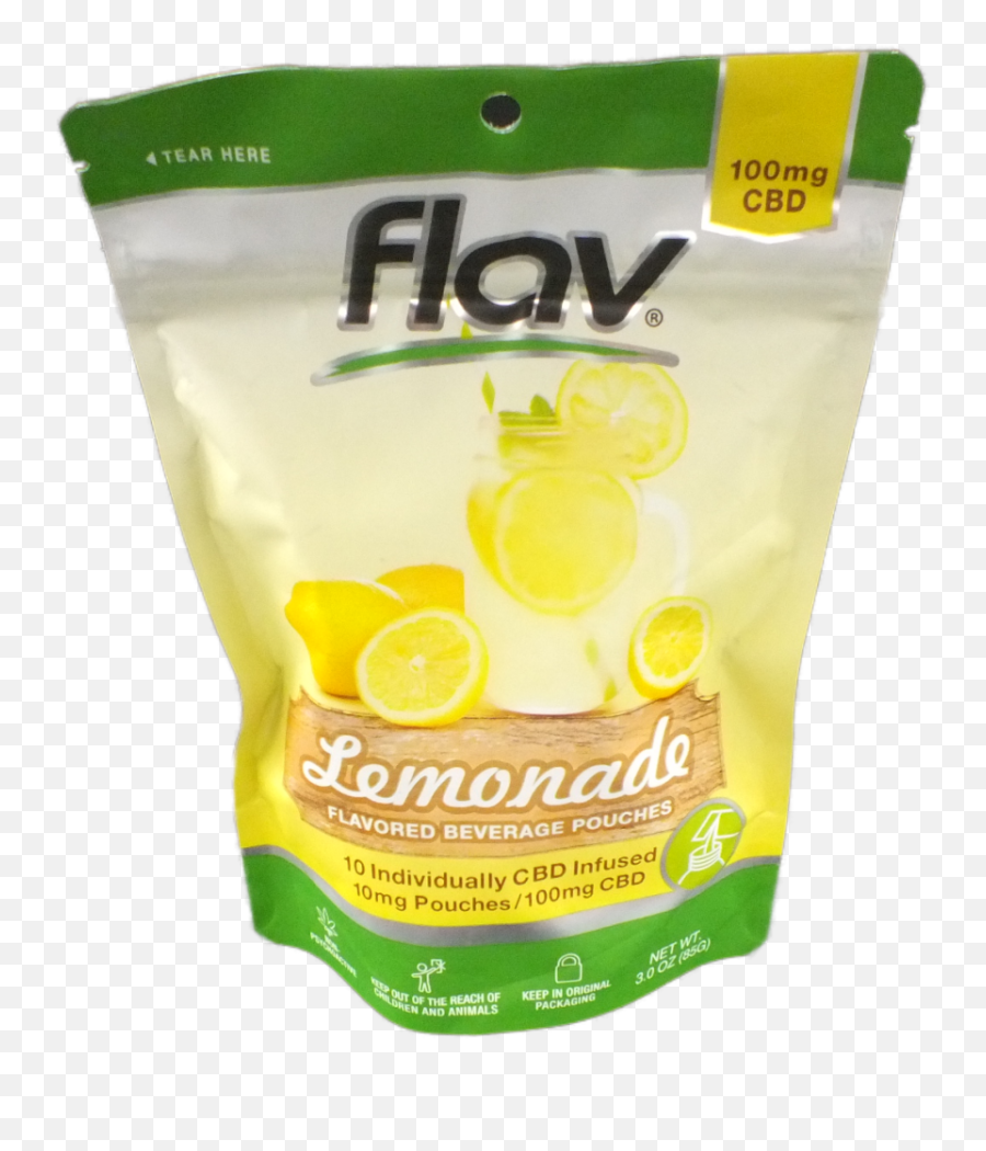 Flav Lemonade Pouches 100mg U2013 Blis - Lemon Emoji,Lemonade Emoji