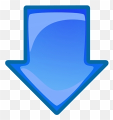 blue arrow pointing down - Clip Art Library Blue Arrow Pointing Down Emoji