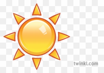 Sun Emoji Symbols Emoticons Icons Summer Ks2 Illustration - Snowflakes Transparent,Sun Emoji