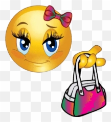 Emoji Girl Stickers For WhatsApp - Shopping Emoticon