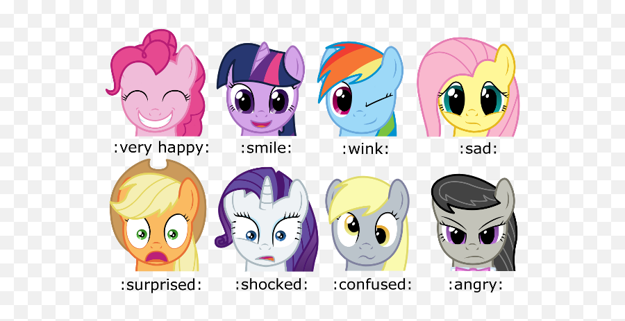 Pony Emotes - Mlp Emoji,Pony Emoji