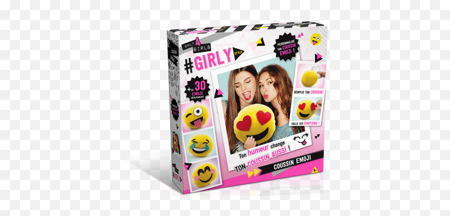 Emoji Pillow Kit - Machine A Gomme Only 4 Girls,Emoji Pillow Set