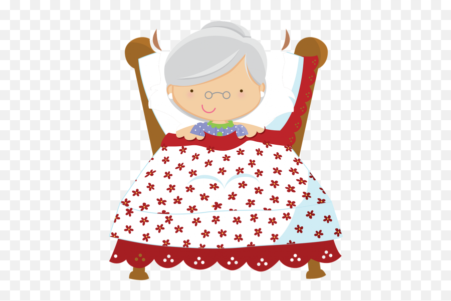 Grandmother Clipart Grandma House Grandmother Grandma House - Grandma Little Red Riding Hood Characters Emoji,Granny Emoji