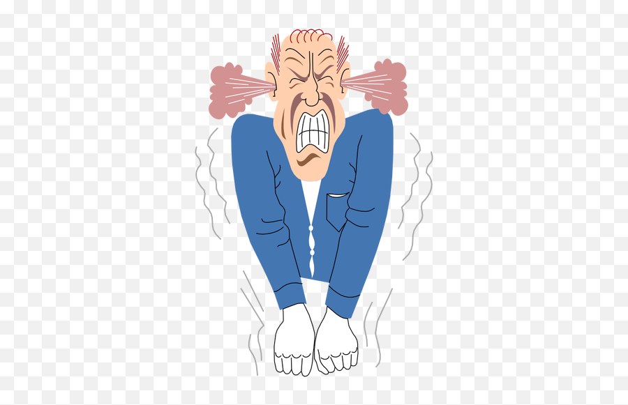 Mad Man Steaming - Mad Png Emoji,Shocked Emoji
