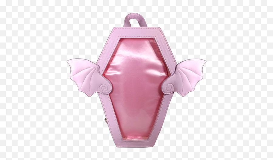 Miju Miju Pink Winged Coffin Ita Bag - Coffin Shaped Ita Bag Emoji,Coffin Emoji