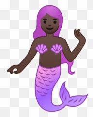 Mermaid Emoji With Dark Skin Tone - Meaning