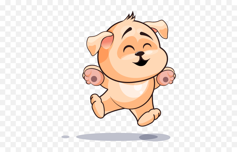 Adorable Dog Emoji Stickers - Cartoon,Emoji Dog