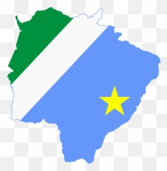 Flag Map Of Mato Grosso Do Sul - Mato Grosso Do Sul Flag Map Emoji,Costa Rican Flag Emoji