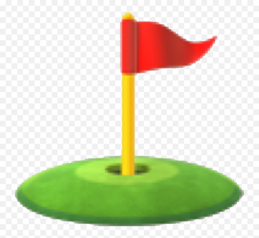 Download Hd Emoji Png Picsart Sticker Golf Sticker - Flag,Red Flag Emoji