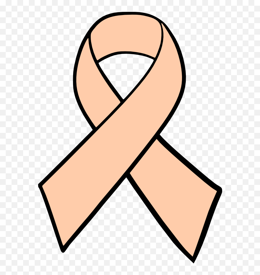 Cancer Ribbons Clip Art - Breast Cancer Ribbon Drawing Emoji,Emoji Cancer Ribbon