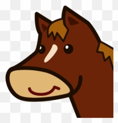 Horse Face Emoji For Facebook Email Sms - Horse Emoticon,Horse Emoji