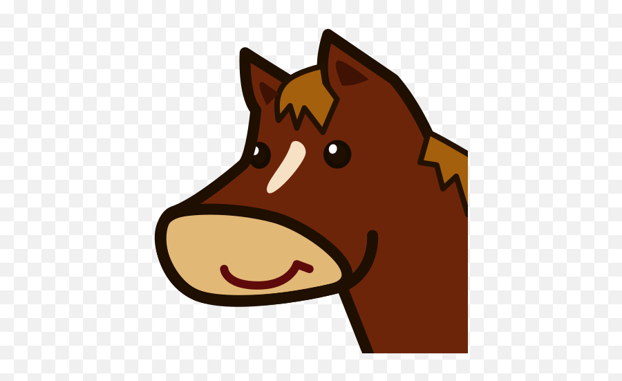 Horse Face Emoji For Facebook Email Sms - Horse Emoticon,Horse Emoji