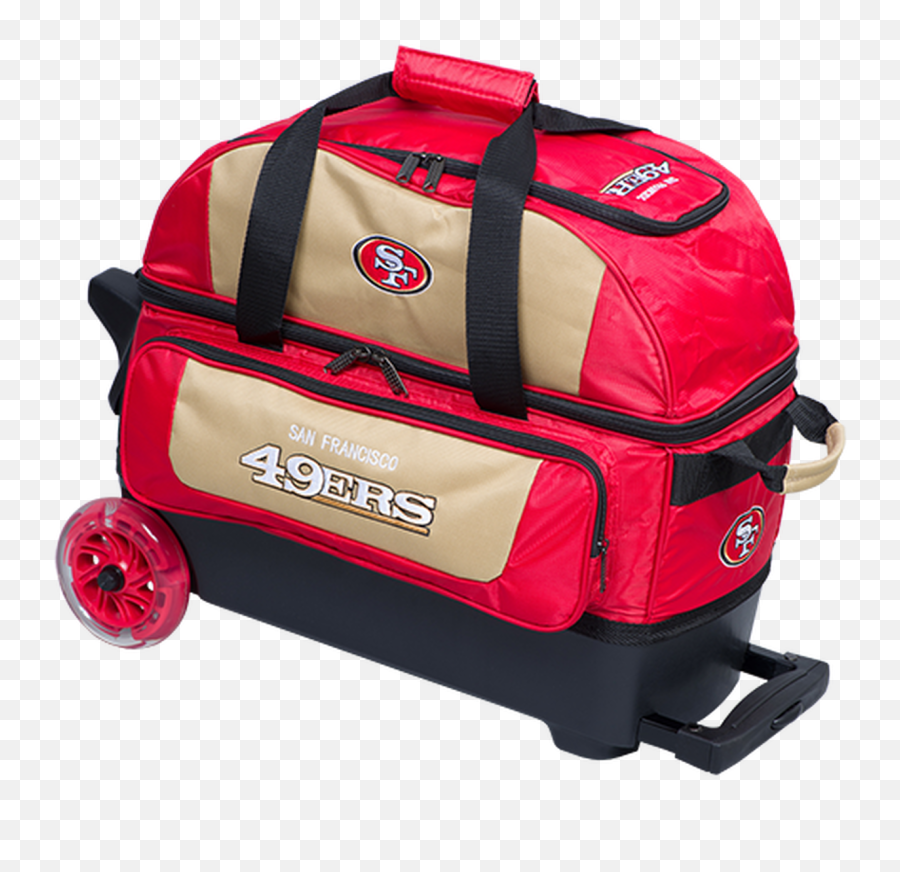 Kr Strikeforce Nfl San Francisco 49ers - Steelers Bowling Bag Emoji,Emoji Wheeled Backpack