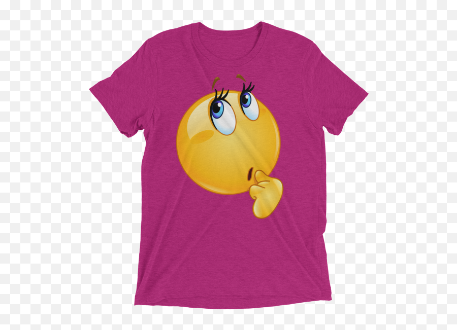 Funny Wonder Female Emoji Face T Shirt - Sophie Scholl T Shirt,Women's Emoji Shirt