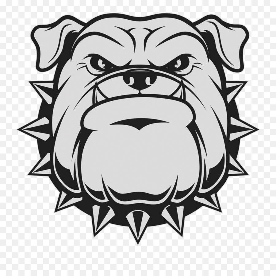 Transparent Bulldog Head Clipart - Transparent Background Bulldog Logo Emoji,Bulldog Emoji