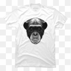 White Monkey T Shirts Design By Humans - Crystals Print Shirt Emoji,Godzilla Emoji