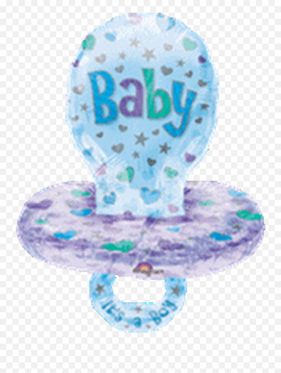 Baby Pacifier Boy - Blue Baby Pacifier Balloon Emoji,Pacifier Emoji