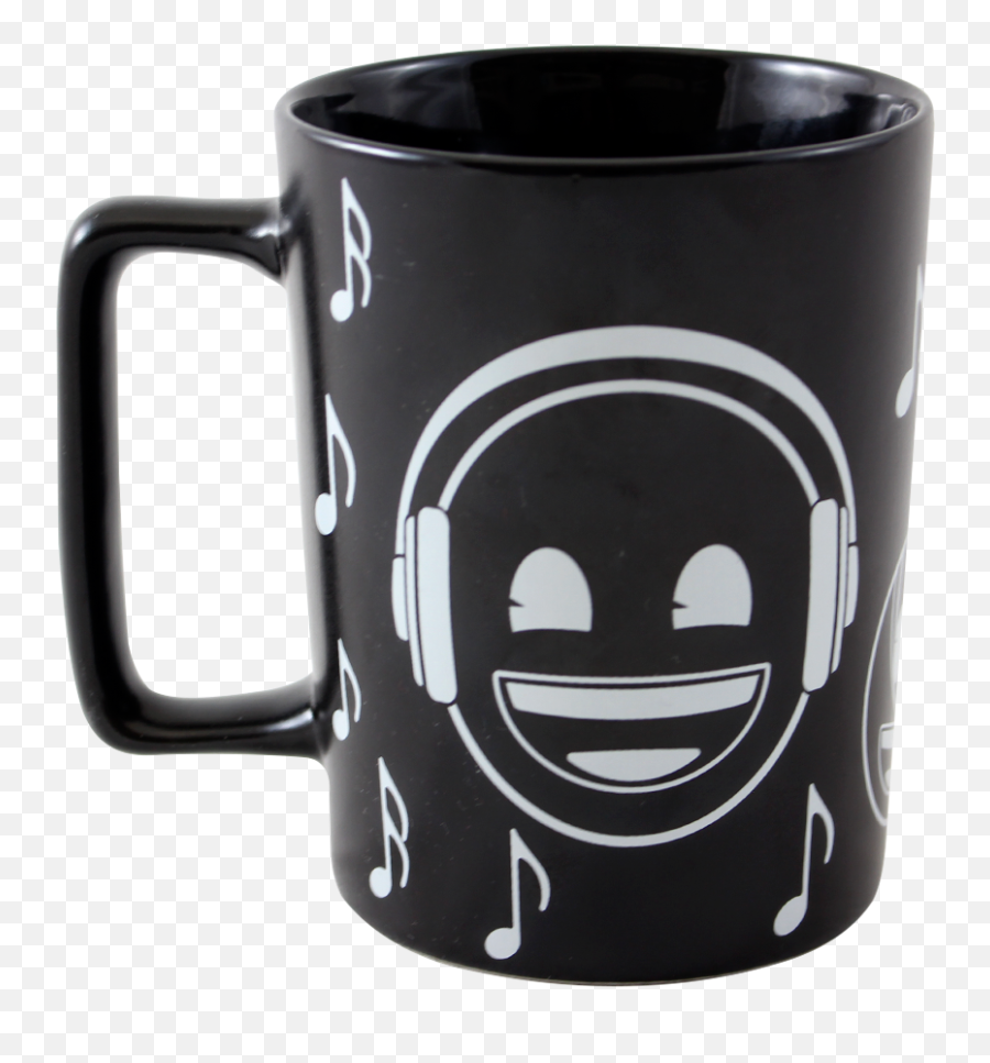 Caneca C Alça Quadrada 500ml Emoji Rock - Foca Na Surpresa Caneca Alça Quadrada,Emoji Rock