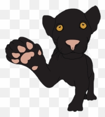 Freetoedit Panther Cute Cuteanimal Wildanimal Animal - Clip Art Emoji,Panther Emoji