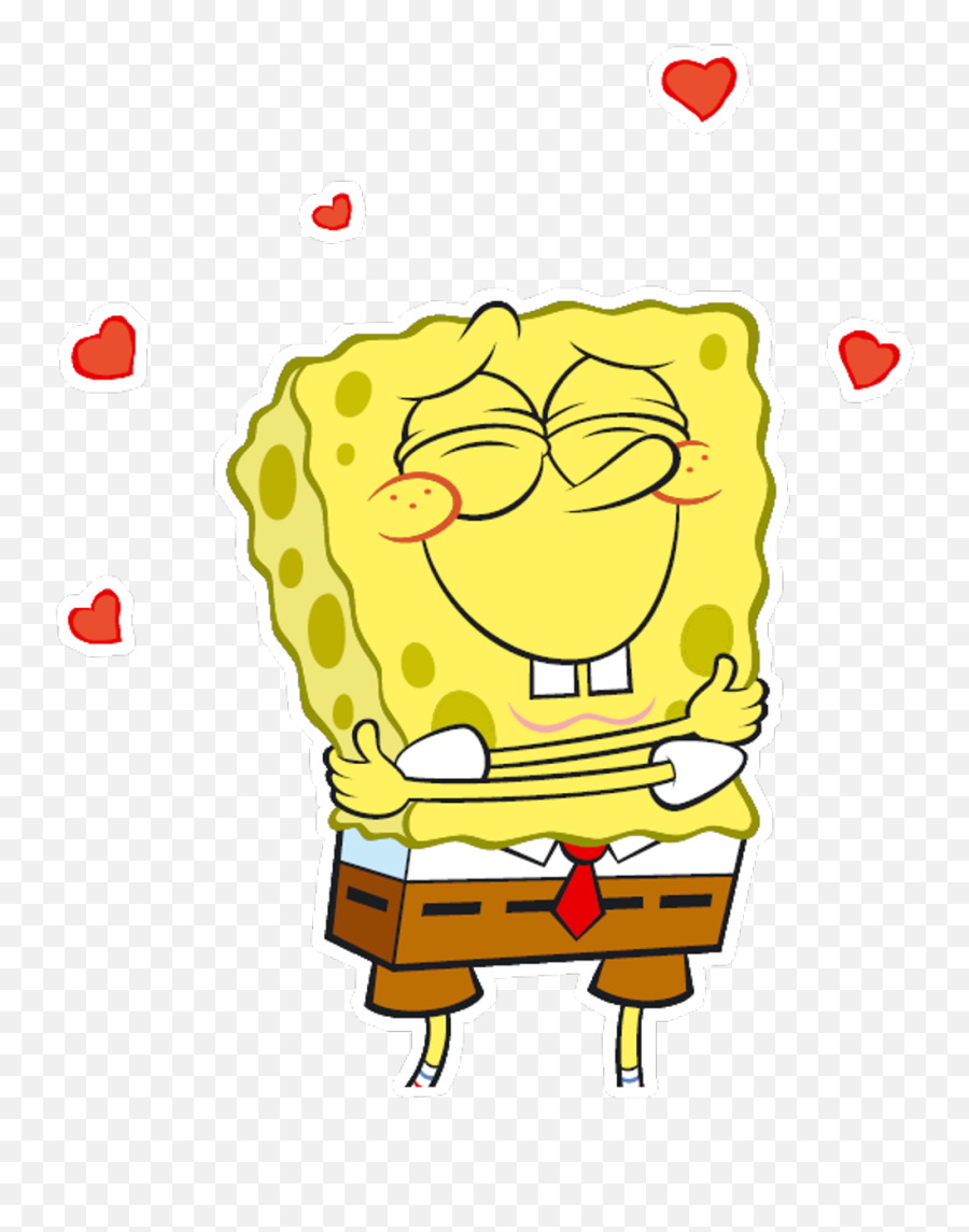 Spongebob Tie Clipart - Imagenes De Amor De Bob Esponja Emoji,Spongebob Emoji Iphone