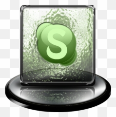 Classic Green Skype icon in PNG ICO or ICNS Free vector icons - Quicktime Player Icon Emoji