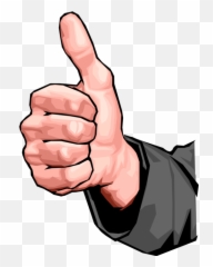 Thumb vector okay Picture 2768947 thumb - Non Verbal Communication Transparent Emoji